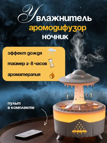 Ночник-увлажнитель воздуха с аромадиффузором