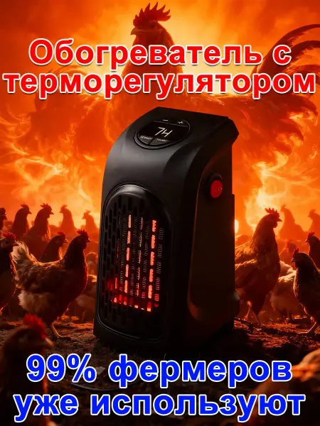 Обогреватель для курятника безопасный