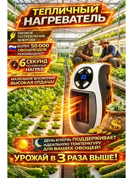 Обогреватель для рассады с терморегулятором