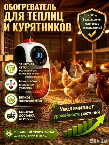 Обогреватель с терморегулятором для курятника