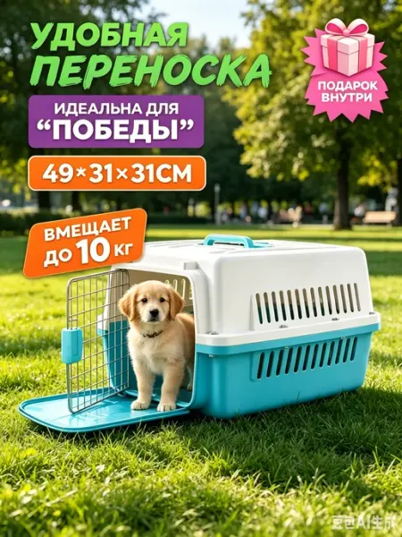 Переноска для животных с вентиляцией