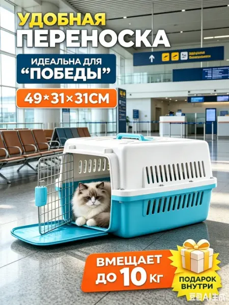 Переноска для животных с вентиляцией