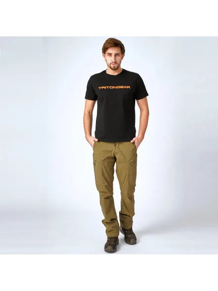 TRITONGEAR Футболка (хлопок) р.XL цвет черный