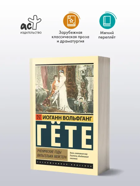 Издательство АСТ Ученические годы Вильгельма Мейстера. И. В. Гете. Книга