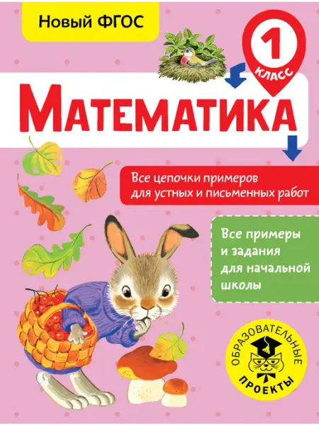 Издательство АСТ Математика. Все цепочки примеров для устных и письменных