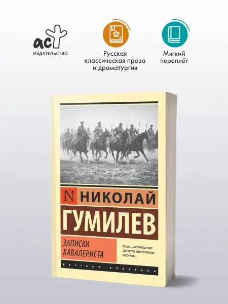 Издательство АСТ Записки кавалериста. Николай Гумилев. Сборник прозы. Книга