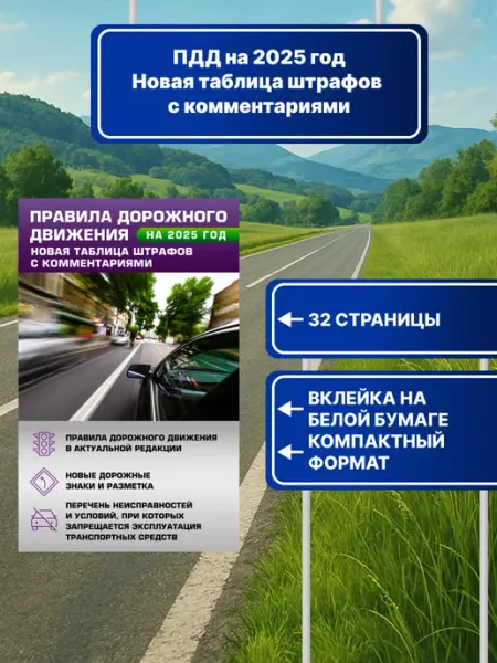 Издательство АСТ Правила дорожного движения. Новая таблица штрафов с