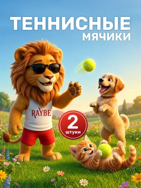 Raybe Теннисные мячи 2 штуки