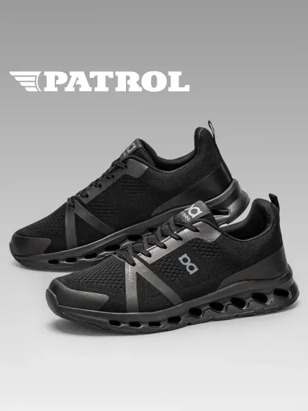 PATROL Кроссовки мужские черные спортивные