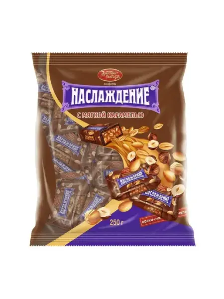 Бабаевский Конфеты шоколадные Наслаждение с мягкой карамелью, 250 гр