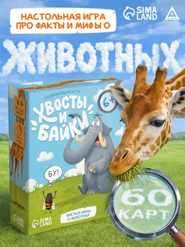 Развивающие игры для детей / Хвосты и байки / Карточные игры