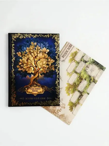 Стильная родословная книга для семьи