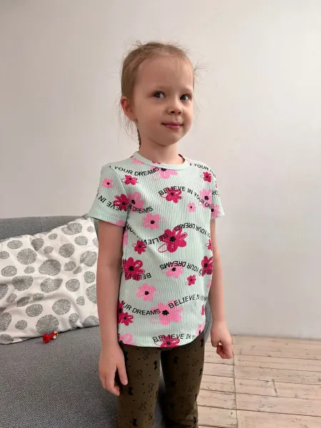 CoolBear Футболка детская в рубчик