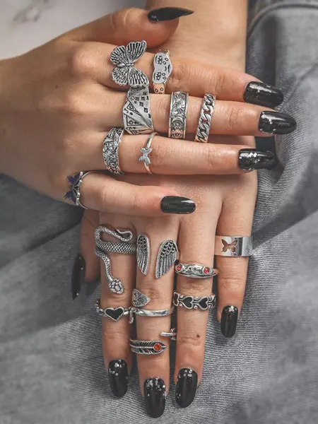 S.O.F.I Style Кольца набор бижутерия