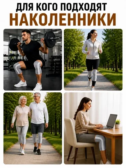 Согревающие наколенники, бандаж для колена из хлопка, защита от холода