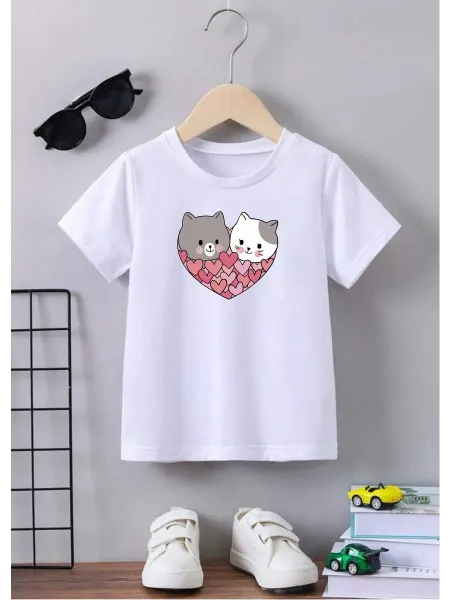 Kld_print Футболка детская с котиком