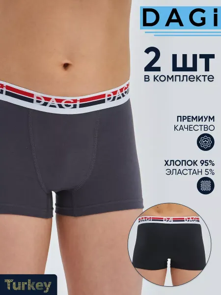PREMIUM UNDERWEAR Трусы детские боксеры набор 2 шт