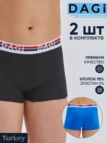 PREMIUM UNDERWEAR Трусы детские боксеры набор 2 шт