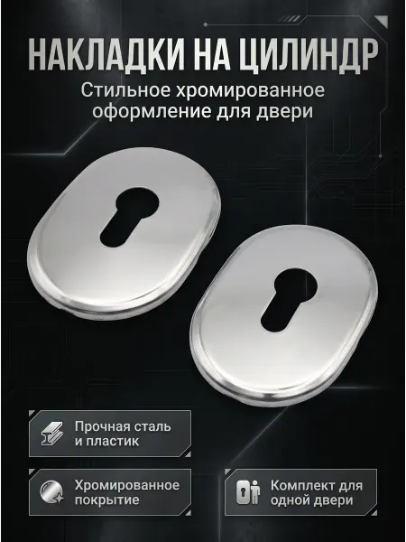 Накладки на цилиндр (личинка) комплект