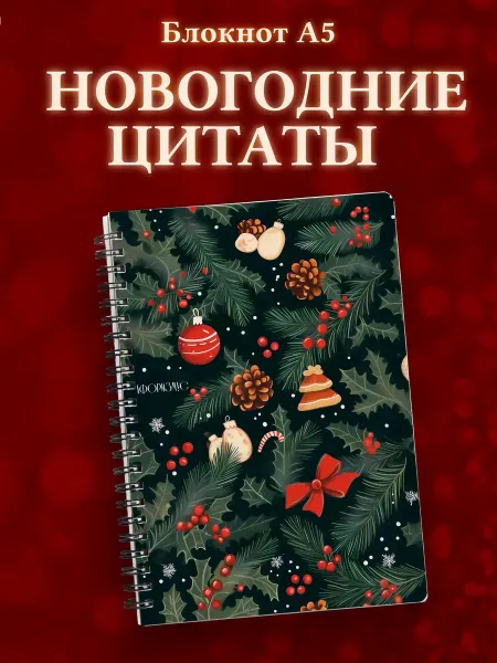 Афоризмус Блокнот зимний новогодний