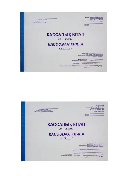 Книга кассовая 50 л. 2 шт
