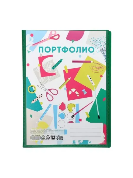 Пластиковая папка-портфолио для школьника