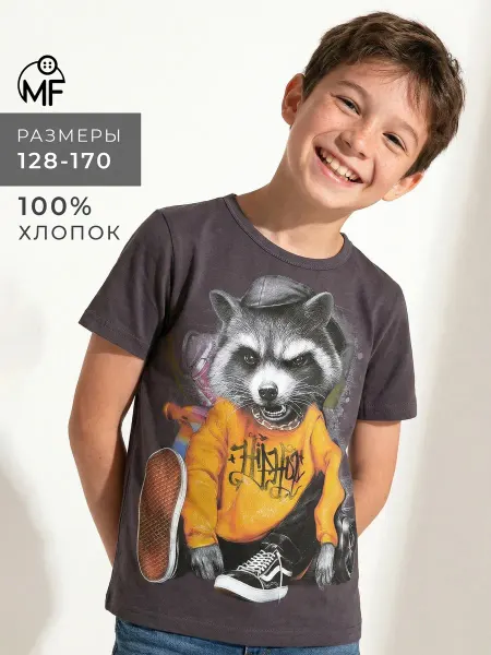 MF Летняя футболка детская с принтом