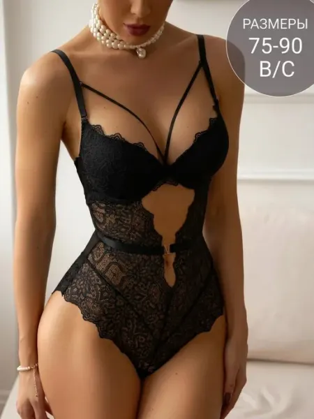 Боди кружевное вечернее корректирующее