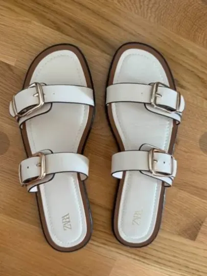 Летние женские тапочки Zara
