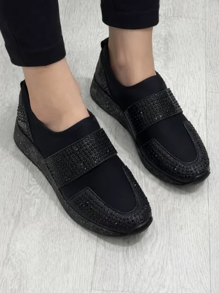 Женские слипоны — Comfort Black