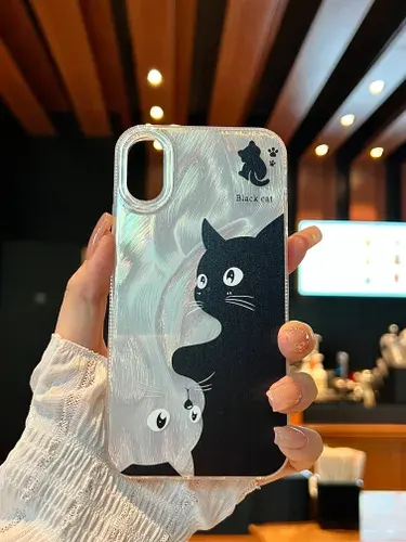 Чехол на iPhone X/XS с котиками
