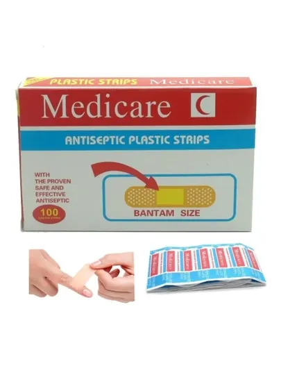 Пластырь антисептический MEDICARE, 100 шт