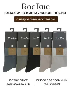 Носки мужские Носки мужские , 5 пар