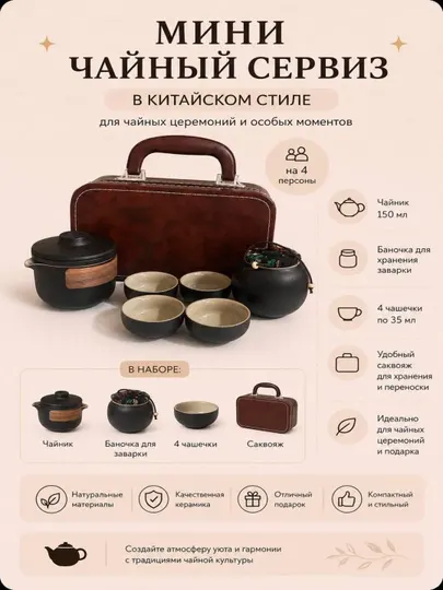Заварочный сервиз в Китайском стиле