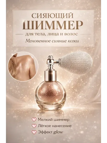 Бери все Хайлайтер для тела сияющий спрей шиммер