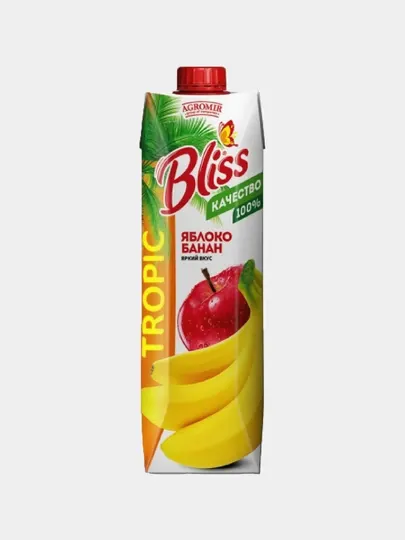 Сок Bliss бананово-яблочный, 1 л