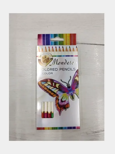 Карандаши цветные Mondete набор 12 цветов