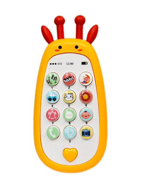 Игрушка-праздник Детский музыкальный телефон Жираф