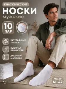 Носки мужские мужские набор, 10 пар