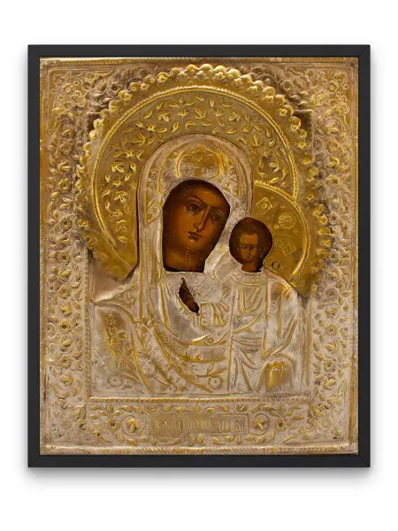 О! Мой Постер Плакат, Старинная икона Казанской Богоматери