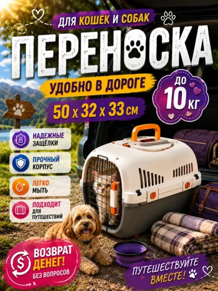 Переноска для больших кошек и собачек