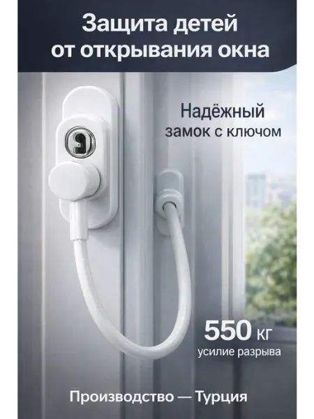 Блокиратор с тросиком детский Защелка