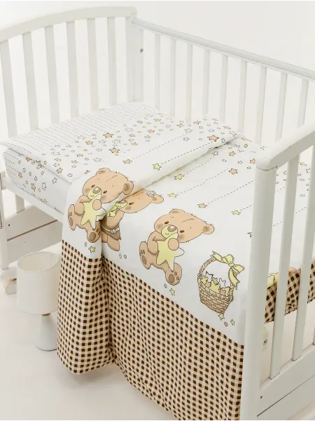 AllBaby Комплект постельного белья в детскую кроватку