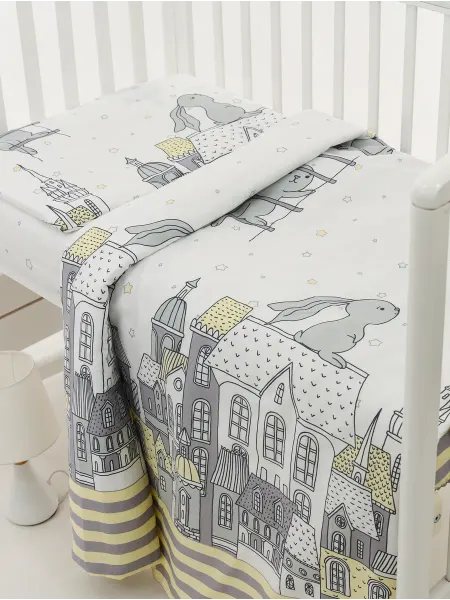 AllBaby Комплект постельного белья в детскую кроватку