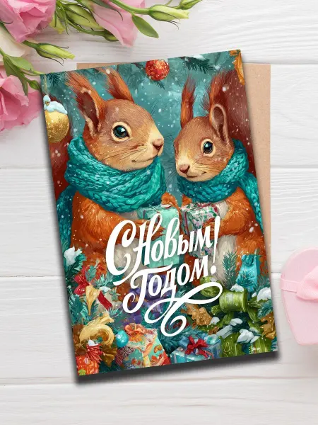 Woodguk Открытка советский нг