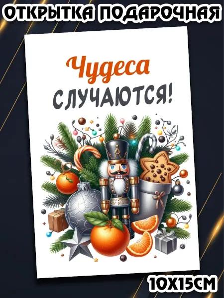 Podarkez Милая новогодняя открытка в подарок