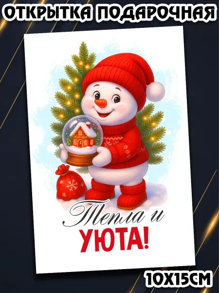 Podarkez Открытка новогодняя смешная