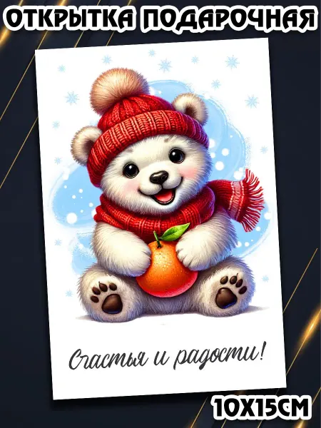 Podarkez Открытка новогодняя детская