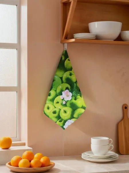 Полотенце кухонное из рогожки