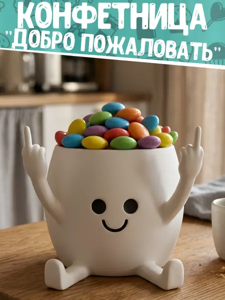 Конфетница "Добро пожаловать"